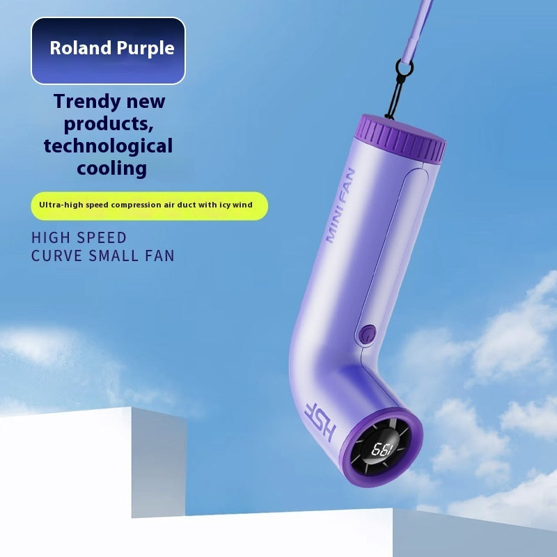 High-speed Portable Fan Little Turbine Digital Display