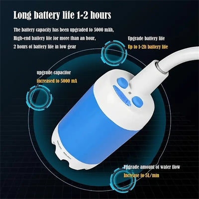 Outdoor Camping Shower Portable Electric Shower Gadgets Waterproof