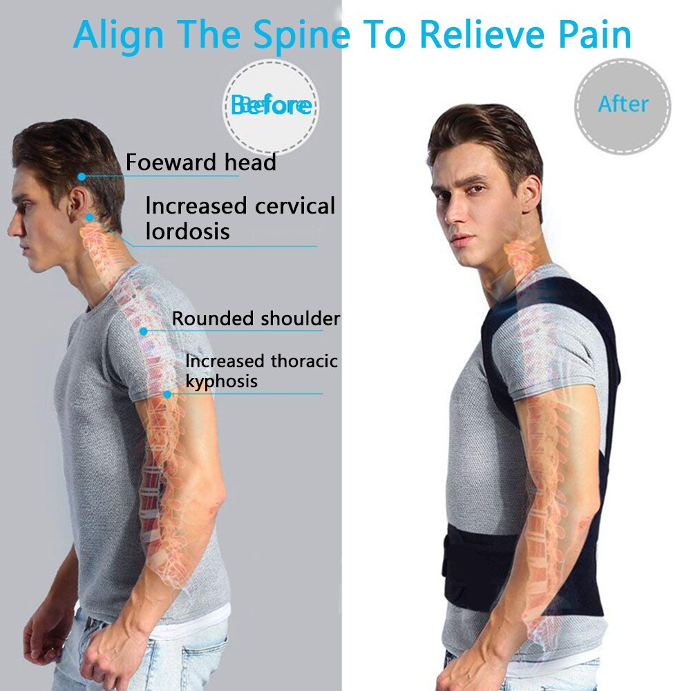 Adjustable Posture Corrector Low Back Support