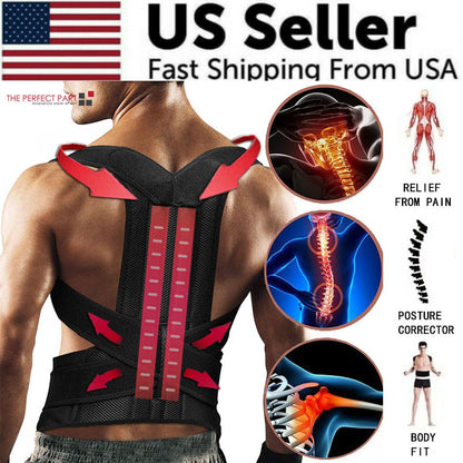 Adjustable Posture Corrector Low Back Support