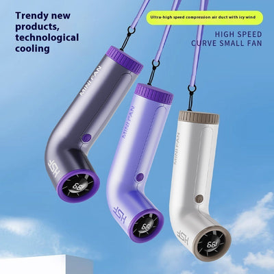 High-speed Portable Fan Little Turbine Digital Display