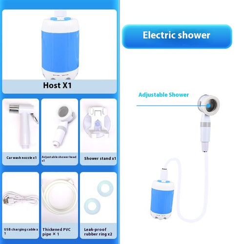 Outdoor Camping Shower Portable Electric Shower Gadgets Waterproof