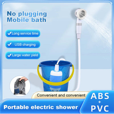 Outdoor Camping Shower Portable Electric Shower Gadgets Waterproof