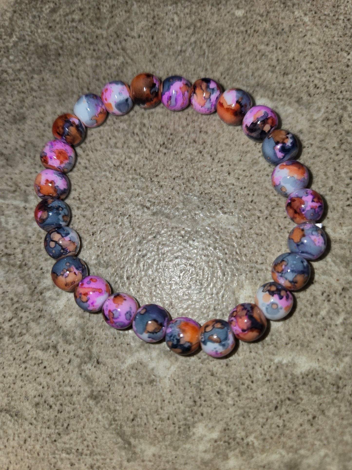 Natural Healing Stone Bracelet 8mm