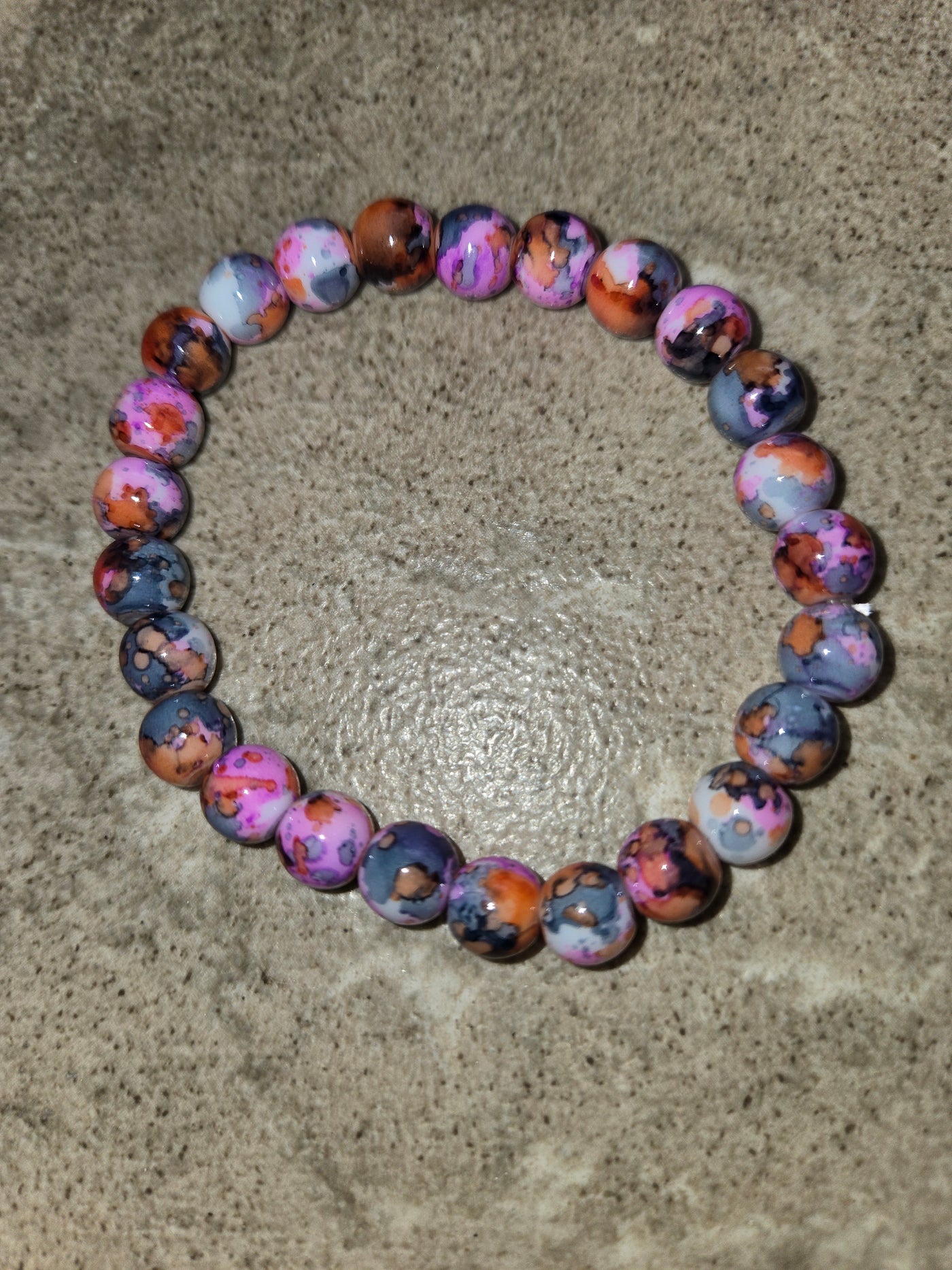 Natural Healing Stone Bracelet 8mm