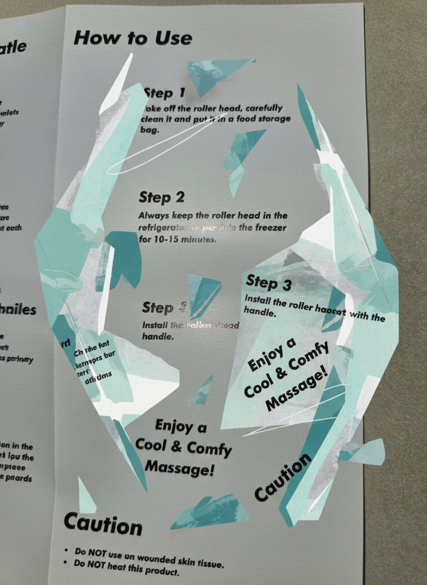 Ice Roller Skin Care Tool with Gua Sha