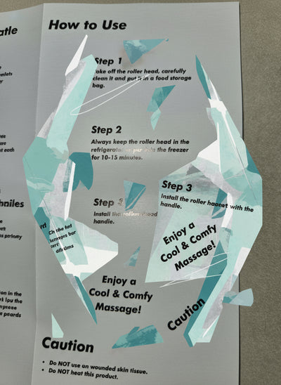 Ice Roller Skin Care Tool with Gua Sha