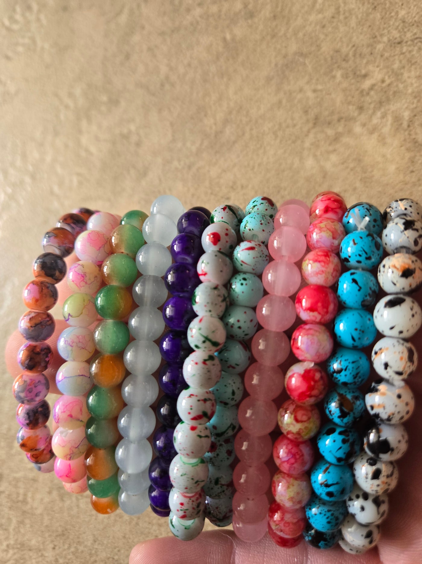 Natural Healing Stone Bracelet 8mm