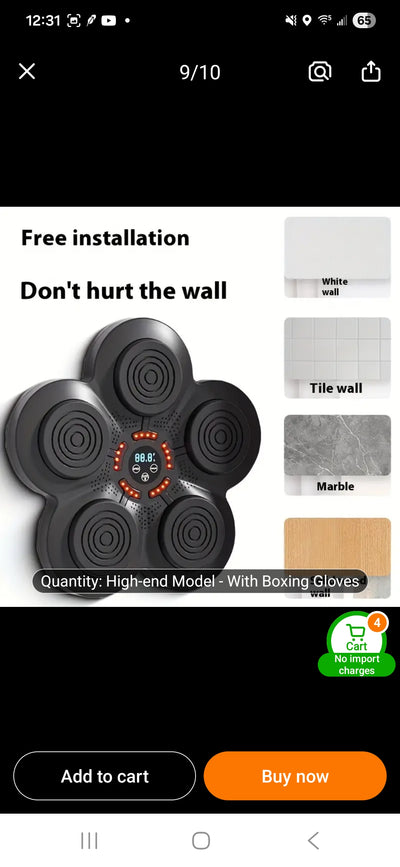 Smart Musical Boxing Machine