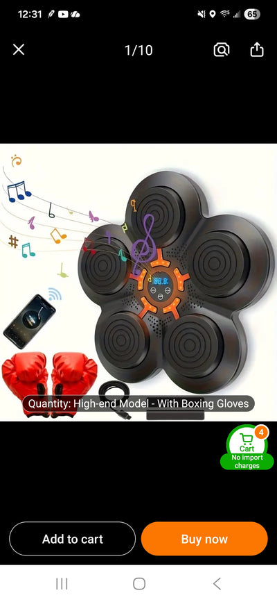 Smart Musical Boxing Machine