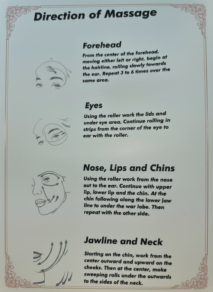 Ice Roller Skin Care Tool with Gua Sha