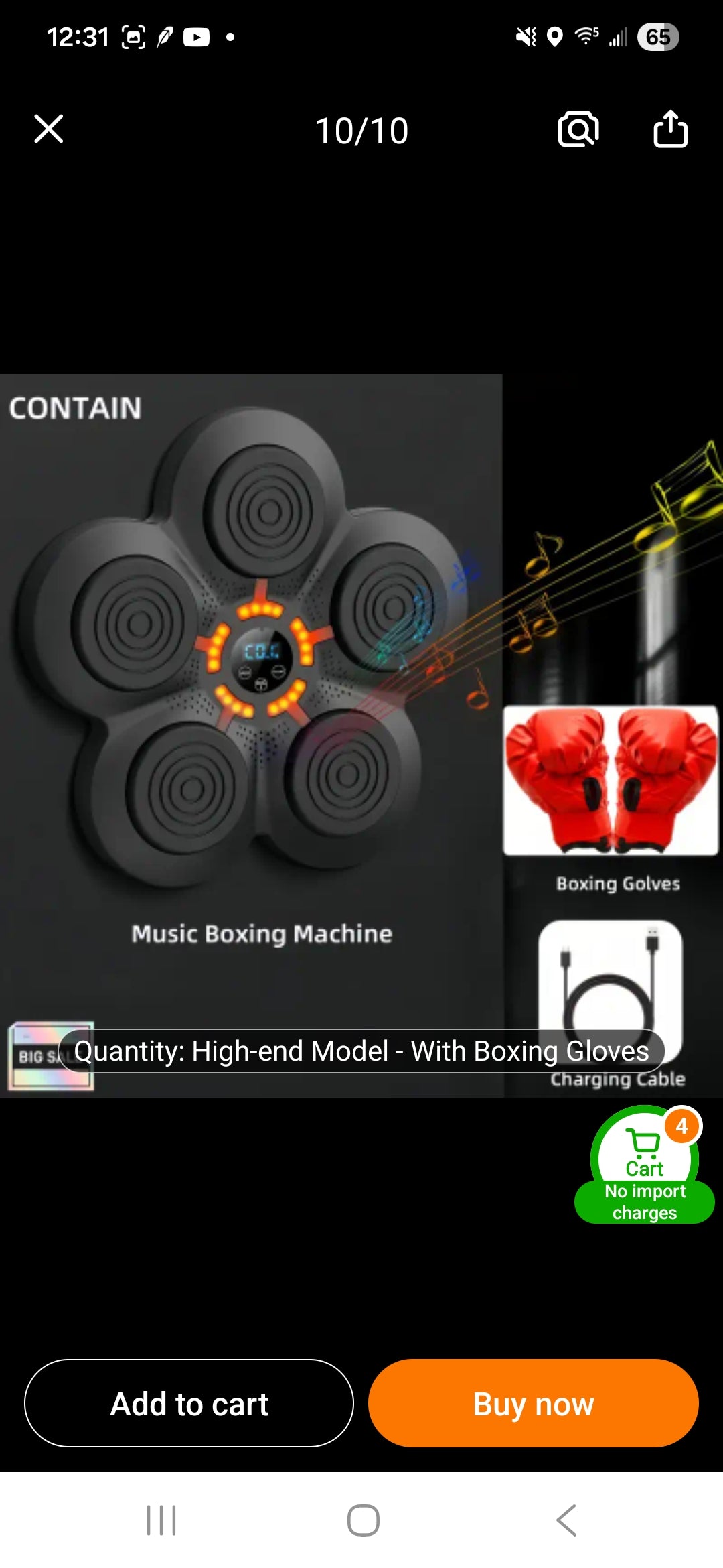 Smart Musical Boxing Machine