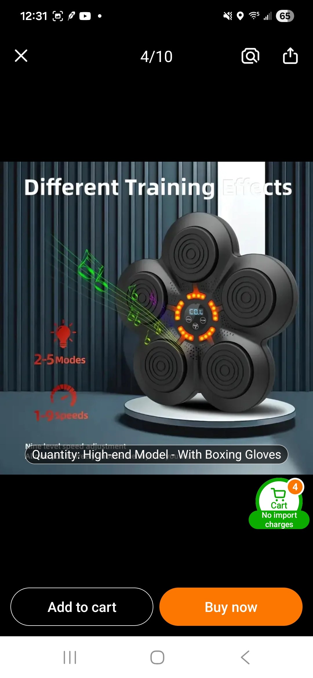 Smart Musical Boxing Machine